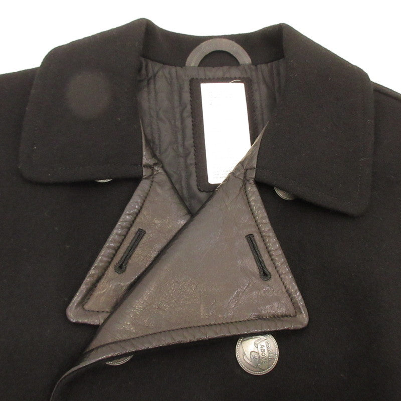 【中古】W)TAPS | ダブルタップス BLACK WATCH ピーコート 2008/2ND SPDT-JK-M02 ブラック