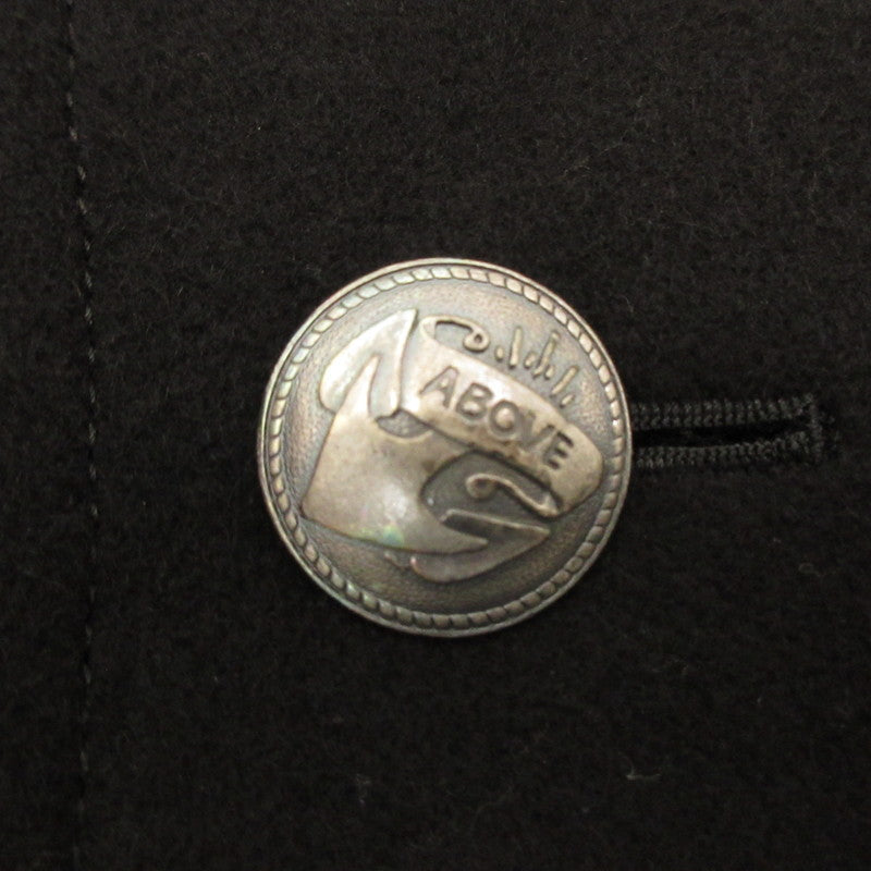 【中古】W)TAPS | ダブルタップス BLACK WATCH ピーコート 2008/2ND SPDT-JK-M02 ブラック