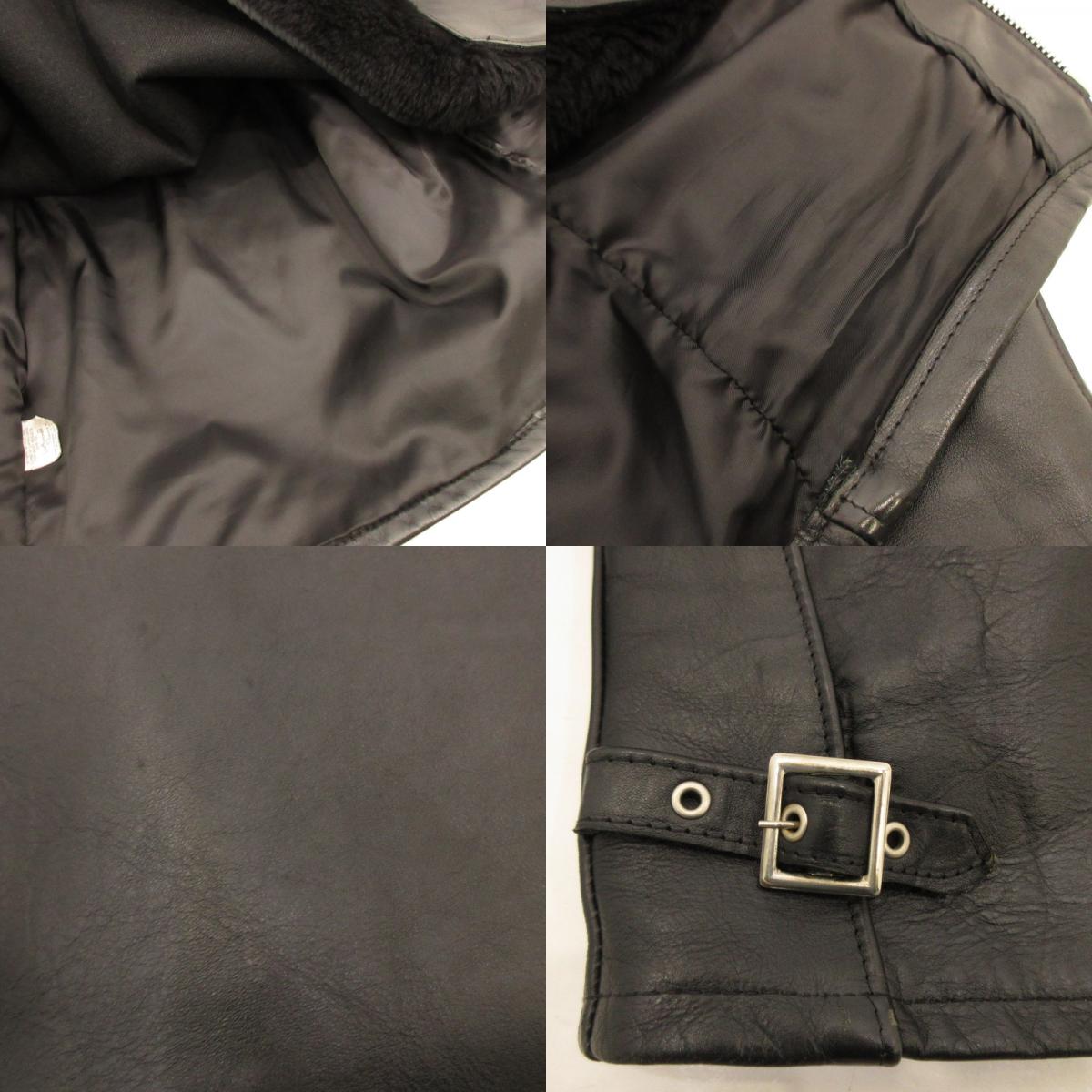 【Used】schott | Schott Leather 643 Black Size: 34