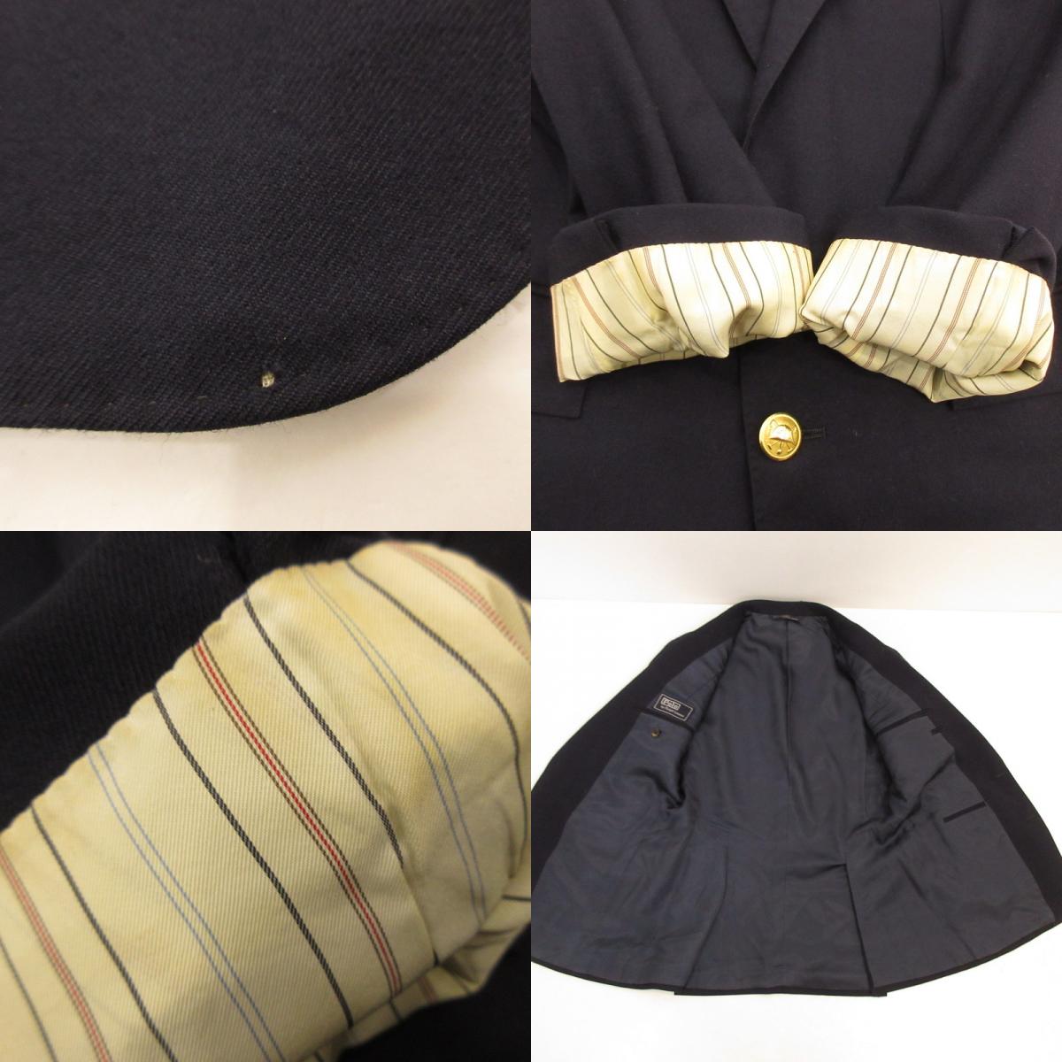 Used] POLO RALPH LAUREN | Polo Ralph Lauren Tailored Jacket Size: C92-W80-T170 Dark Navy
