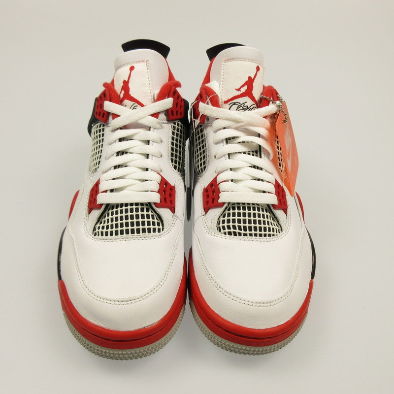 [Used] NIKE | Nike AIR JORDAN 4 RETRO OG 'FIRE RED' Sneakers DC7770-160 White 27.5cm