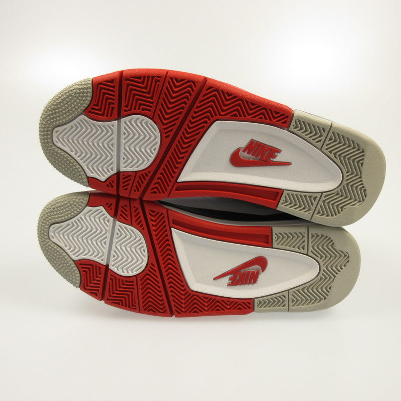 [Used] NIKE | Nike AIR JORDAN 4 RETRO OG 'FIRE RED' Sneakers DC7770-160 White 27.5cm