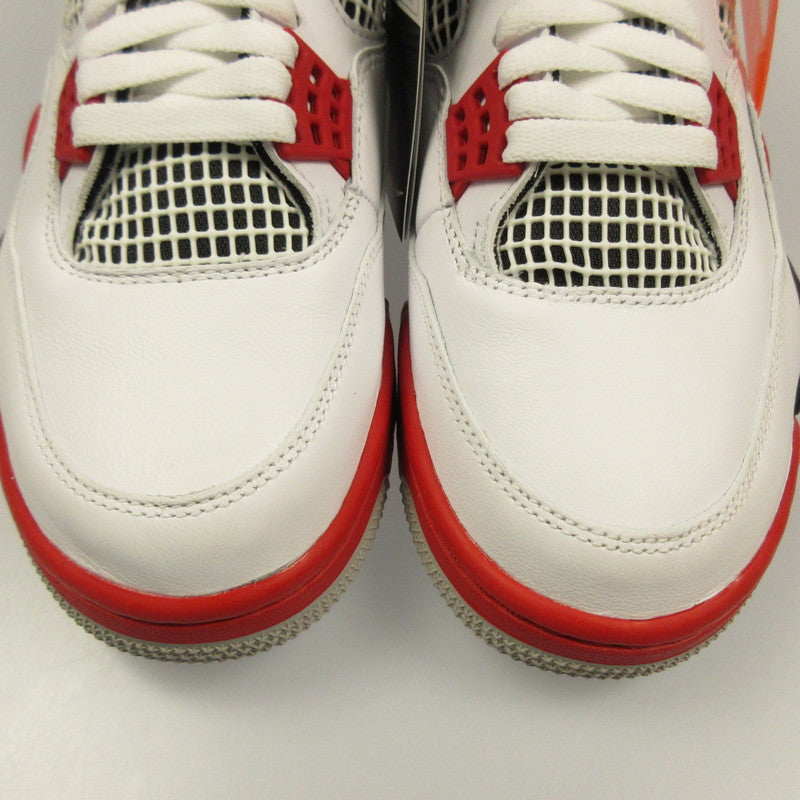 [Used] NIKE | Nike AIR JORDAN 4 RETRO OG 'FIRE RED' Sneakers DC7770-160 White 27.5cm