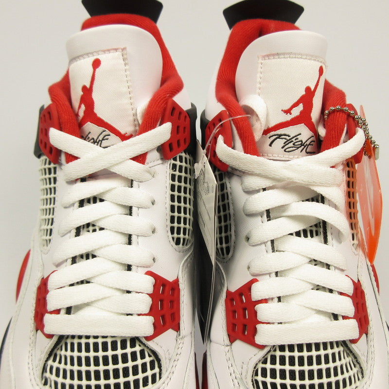 [Used] NIKE | Nike AIR JORDAN 4 RETRO OG 'FIRE RED' Sneakers DC7770-160 White 27.5cm
