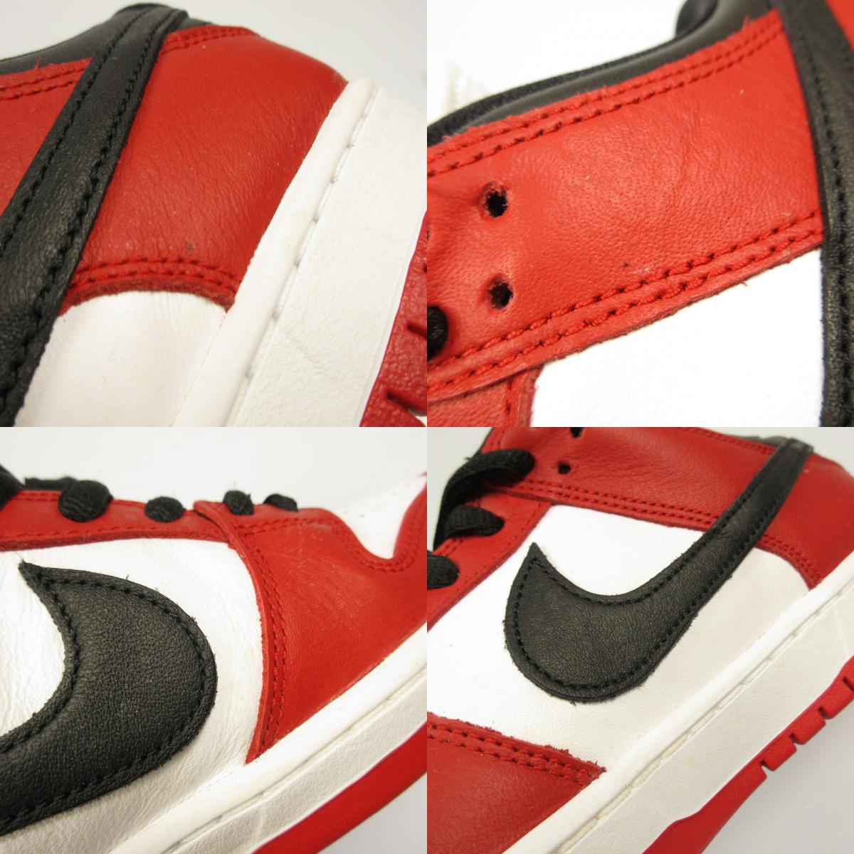 【中古】NIKE | ナイキ SB DUNK LOW PRO 'CHICAGO' スニーカー BQ6817-600 レッド 28cm