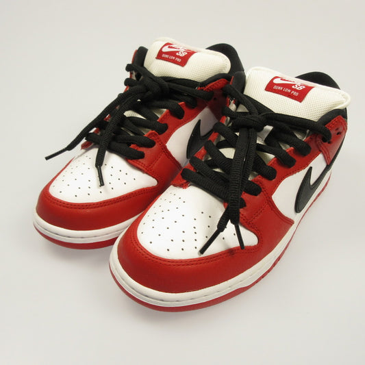 【中古】NIKE | ナイキ SB DUNK LOW PRO 'CHICAGO' スニーカー BQ6817-600 レッド 28cm