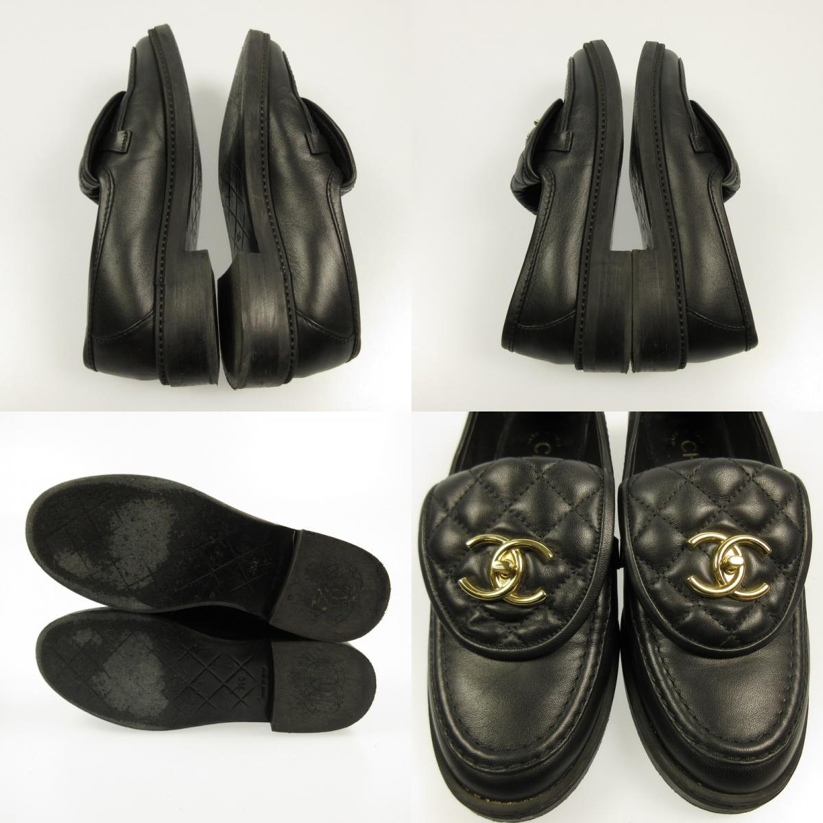 Used] CHANEL | Chanel Matelasse Turnlock Loafers G45474