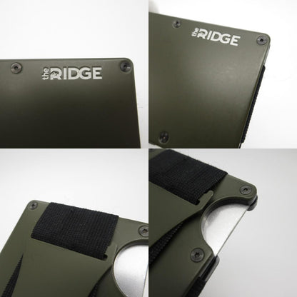 the RIDGE | ザリッジ Aluminum OD Green Cash Strap マネークリップ TRA25 カーキ【姫路東店】