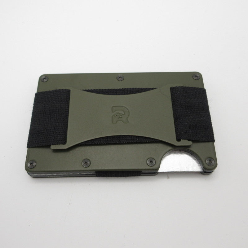 the RIDGE | ザリッジ Aluminum OD Green Cash Strap マネークリップ TRA25 カーキ【姫路東店】