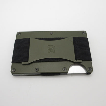the RIDGE | ザリッジ Aluminum OD Green Cash Strap マネークリップ TRA25 カーキ【姫路東店】
