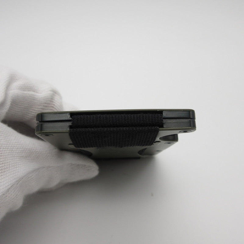 the RIDGE | ザリッジ Aluminum OD Green Cash Strap マネークリップ TRA25 カーキ【姫路東店】