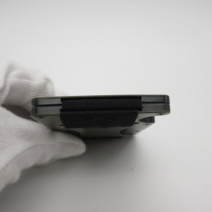 the RIDGE | ザリッジ Aluminum OD Green Cash Strap マネークリップ TRA25 カーキ【姫路東店】