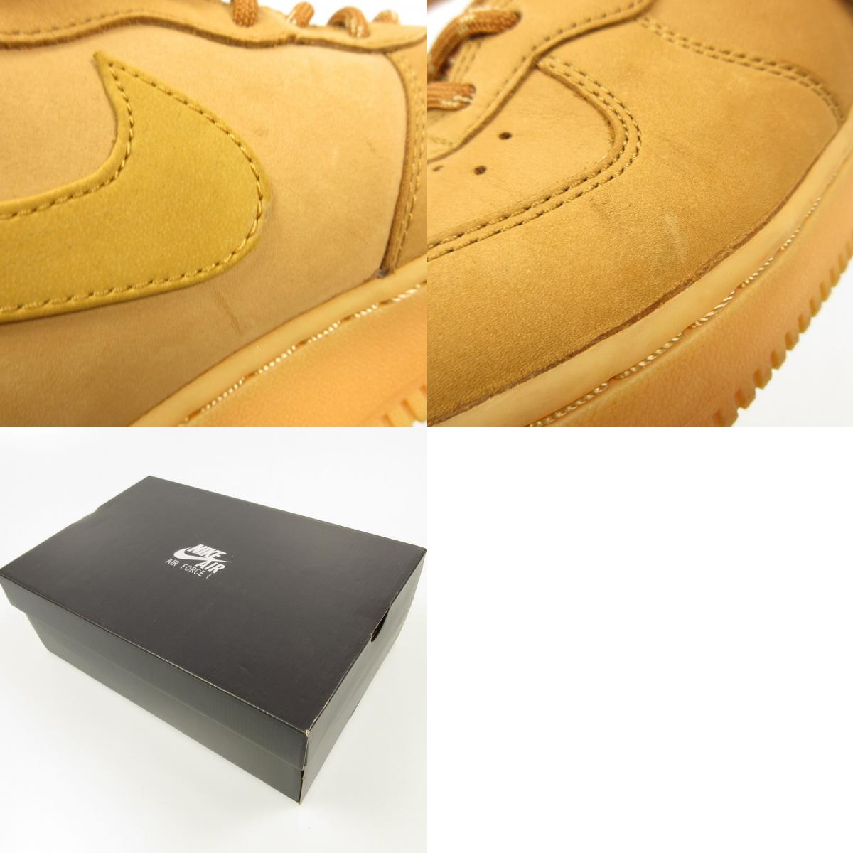 【中古】NIKE | ナイキ AIR FORCE 1 MID 07 WB スニーカー DJ9158-200 ベージュ 27.5cm