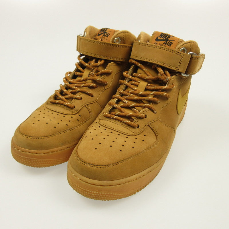 【中古】NIKE | ナイキ AIR FORCE 1 MID 07 WB スニーカー DJ9158-200 ベージュ 27.5cm