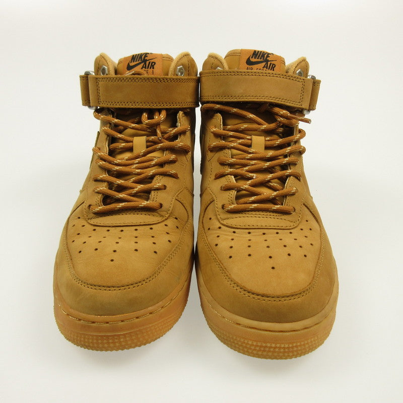 【中古】NIKE | ナイキ AIR FORCE 1 MID 07 WB スニーカー DJ9158-200 ベージュ 27.5cm