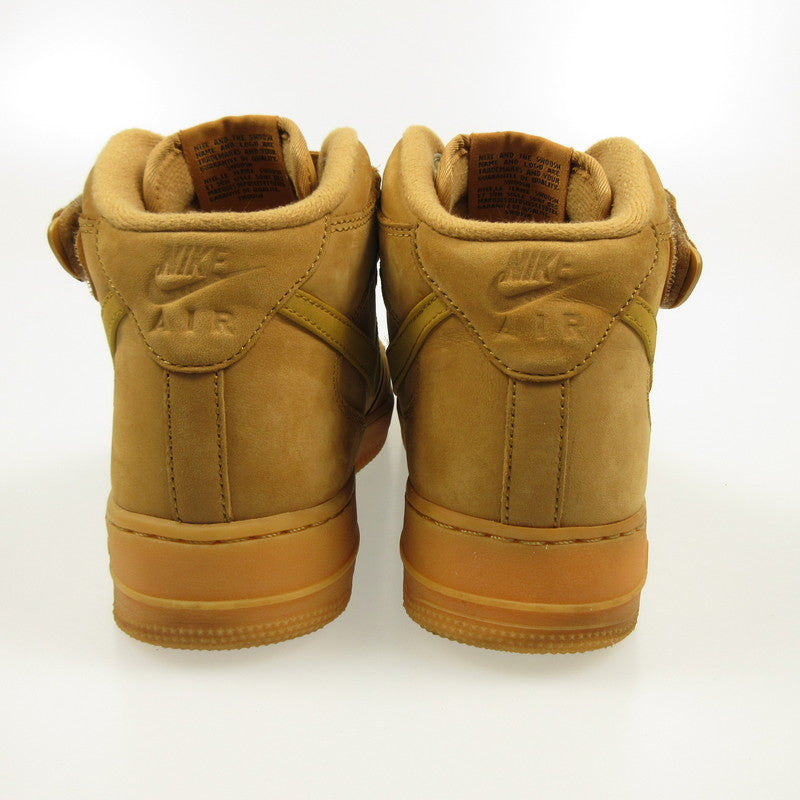 【中古】NIKE | ナイキ AIR FORCE 1 MID 07 WB スニーカー DJ9158-200 ベージュ 27.5cm