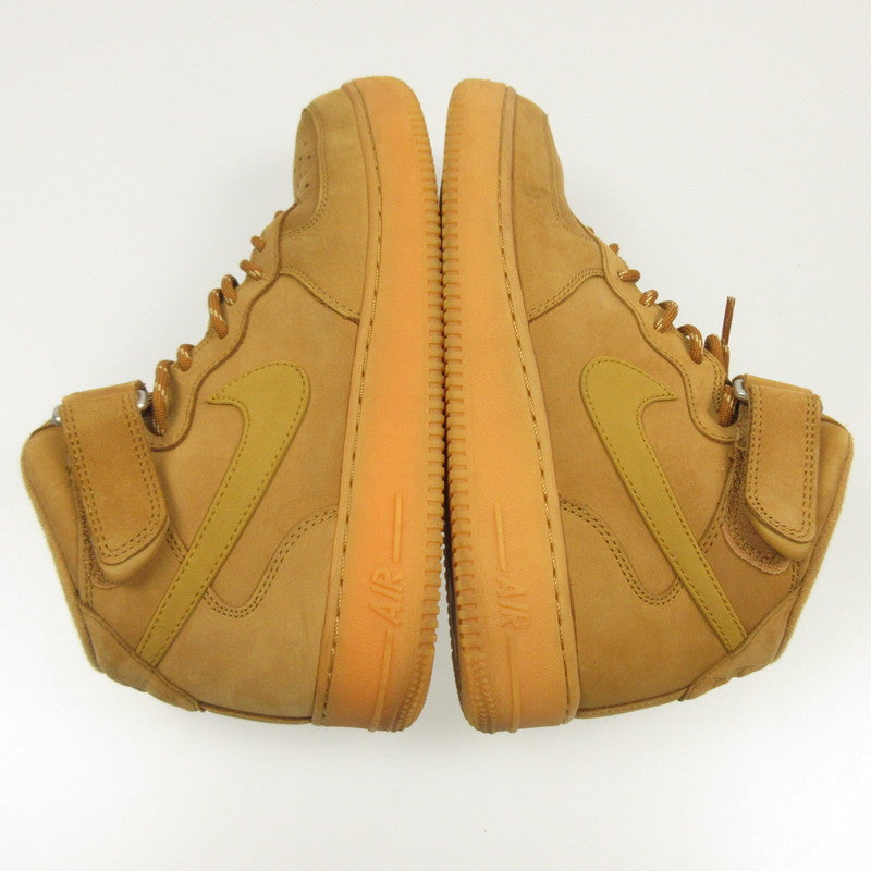 【中古】NIKE | ナイキ AIR FORCE 1 MID 07 WB スニーカー DJ9158-200 ベージュ 27.5cm