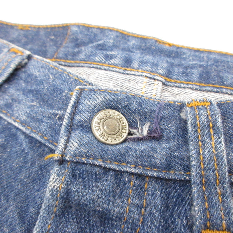 【中古】Levi's | リーバイス デニムパンツ 501-0015 ボタン裏520/USA製/ブランクタブ 年式:80s ブルー サイズ：32