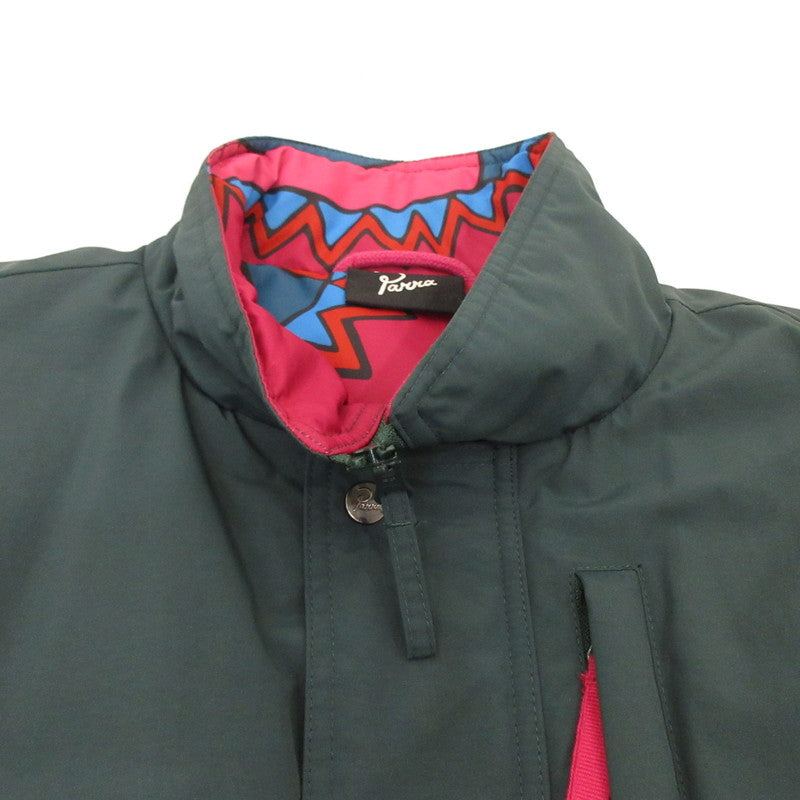 [Used] by Parra | バイパラ EYES OPEN JACKET Nylon Jacket Green Size: M