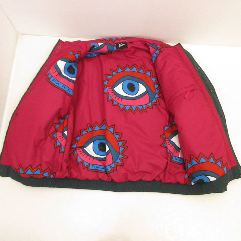 [Used] by Parra | バイパラ EYES OPEN JACKET Nylon Jacket Green Size: M