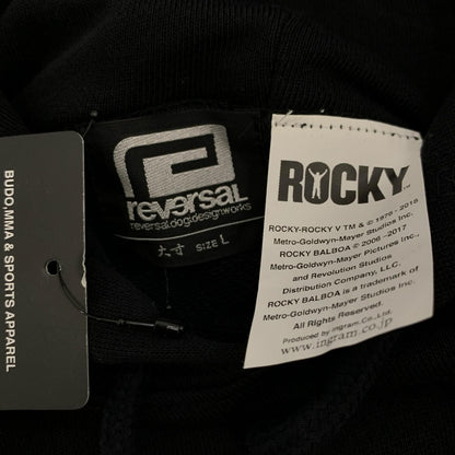 Used] reversal | CLUBBER LANG PORTRAIT SWEAT PARKA rvrocky010 Black Size: L