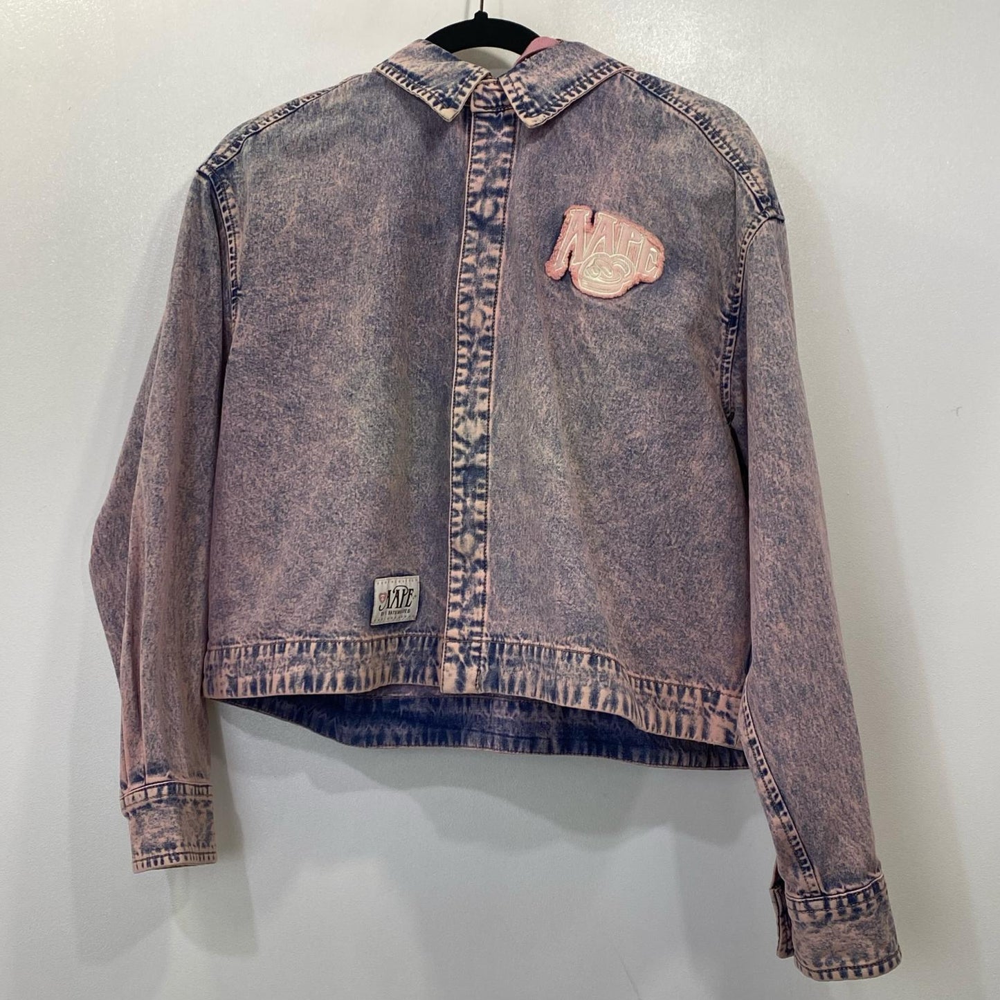 AAPE BY A BATHING APE | エーエイプバイアベイシングエイプ DENIM HOODIE SHIRT その他トップス AAPSTW8508XAN ピンク サイズ：XXS【姫路東店】