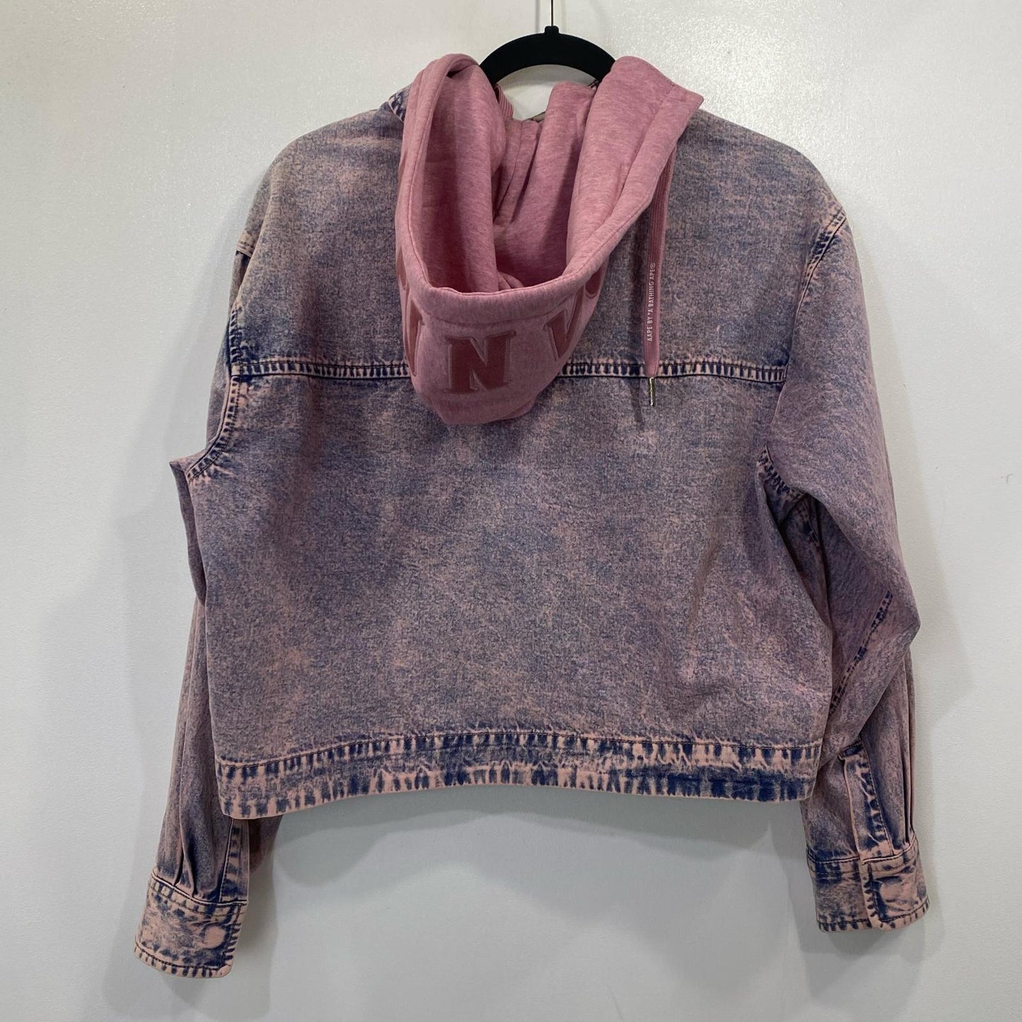 AAPE BY A BATHING APE | エーエイプバイアベイシングエイプ DENIM HOODIE SHIRT その他トップス AAPSTW8508XAN ピンク サイズ：XXS【姫路東店】