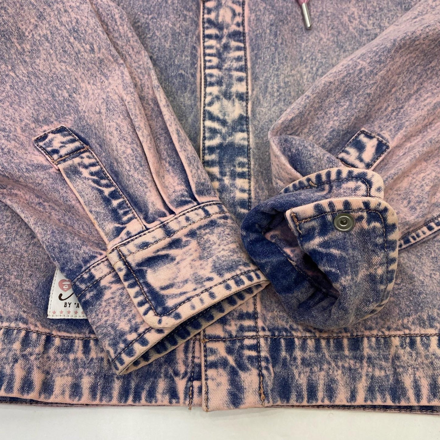 AAPE BY A BATHING APE | エーエイプバイアベイシングエイプ DENIM HOODIE SHIRT その他トップス AAPSTW8508XAN ピンク サイズ：XXS【姫路東店】