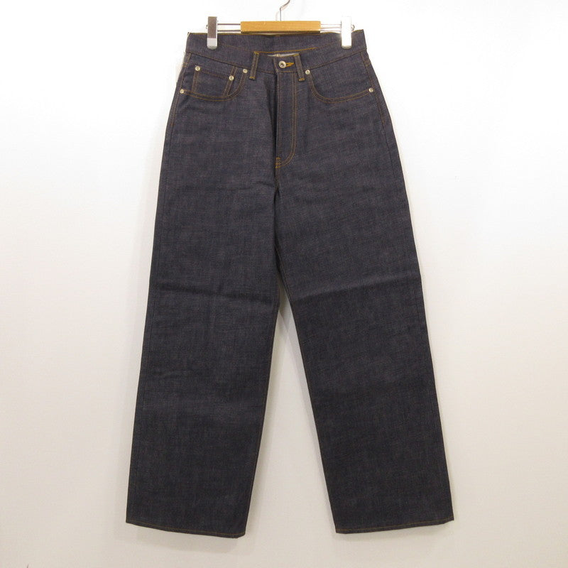 【中古】BEAMS | ビームス STRAIGHT RIGID DENIM デニムパンツ 11-21-1647-791 future archive ネイビー サイズ：S