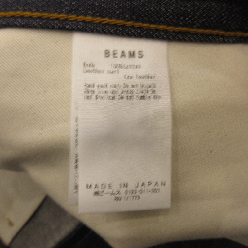 【中古】BEAMS | ビームス STRAIGHT RIGID DENIM デニムパンツ 11-21-1647-791 future archive ネイビー サイズ：S
