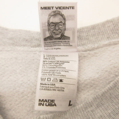 【Used】LOS ANGELES APPAREL | Los Angeles Apparel 14oz Sweatshirt Grey Size: L