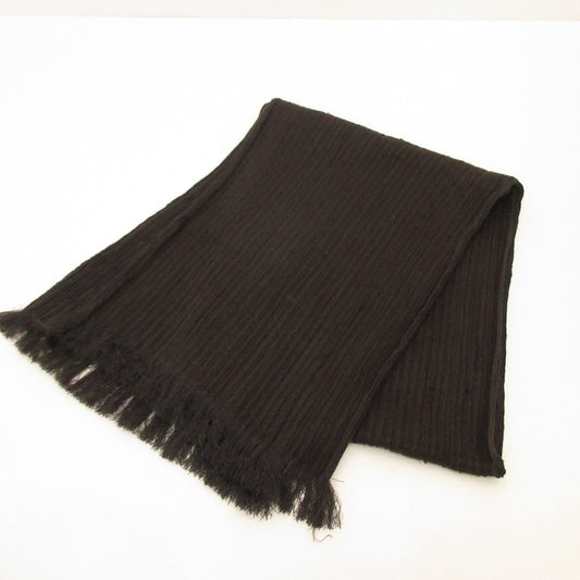 【中古】ISSEY MIYAKE MEN | イッセイミヤケ メン シルク マフラー ME93-AD006 ブラック