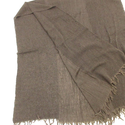 【中古】ISSEY MIYAKE MEN | イッセイミヤケ メン カシミヤ混 マフラー ME93-AD007 リボン織 ブラック