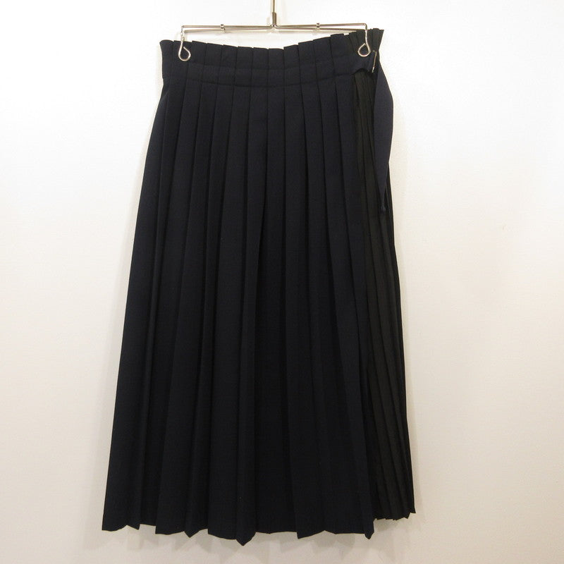 MAX MARA | マックスマーラ プリーツスカート スカート 710602866 SPORTMAX CODE ネイビー サイズ：36