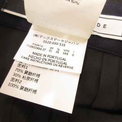 MAX MARA | マックスマーラ プリーツスカート スカート 710602866 SPORTMAX CODE ネイビー サイズ：36