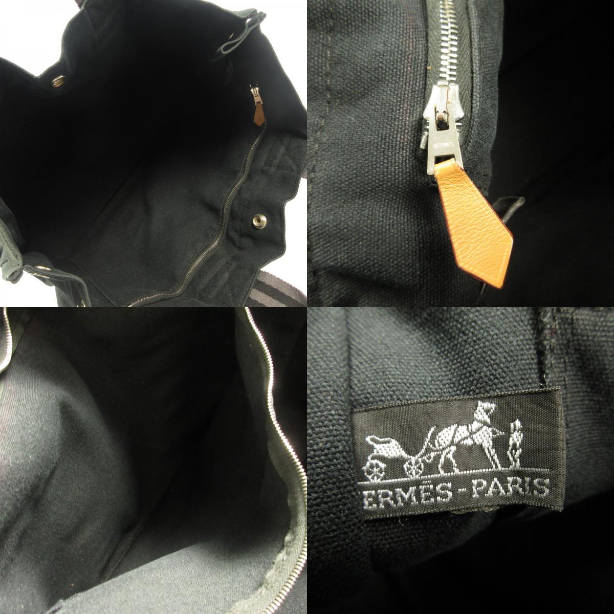 HERMES | エルメス フールトゥMM トートバッグ ブラック