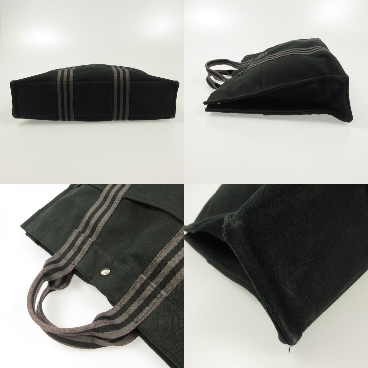 HERMES | エルメス フールトゥMM トートバッグ ブラック