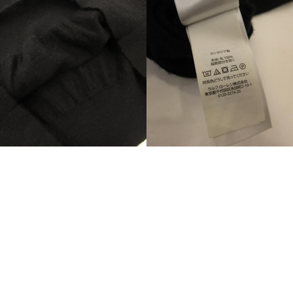 POLO RALPH LAUREN | ポロ・ラルフローレン タートルネック セーター ブラック サイズ：S