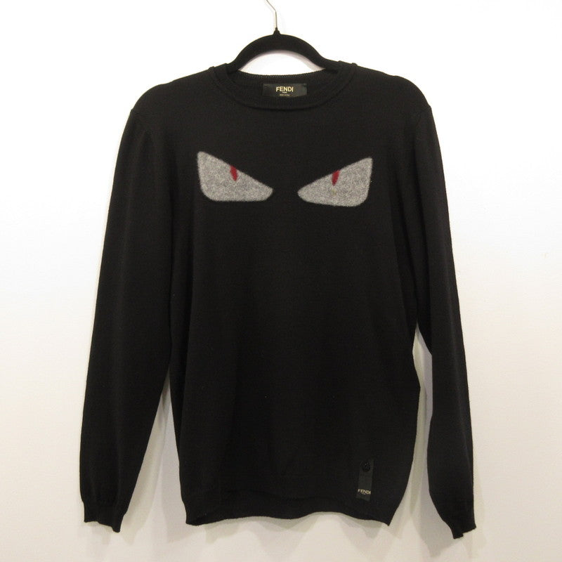 FENDI | Fendi MONSTER Sweater FZZ153 Black Size: 44