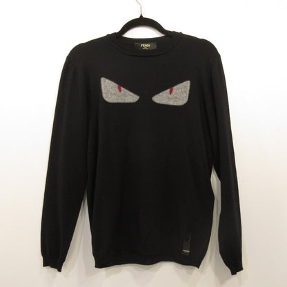 FENDI | Fendi MONSTER Sweater FZZ153 Black Size: 44