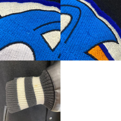 X-LARGE | エクストララージ SONIC THE HEDGEHOG スタジャン 01184518 ブラック サイズ：L【姫路東店】