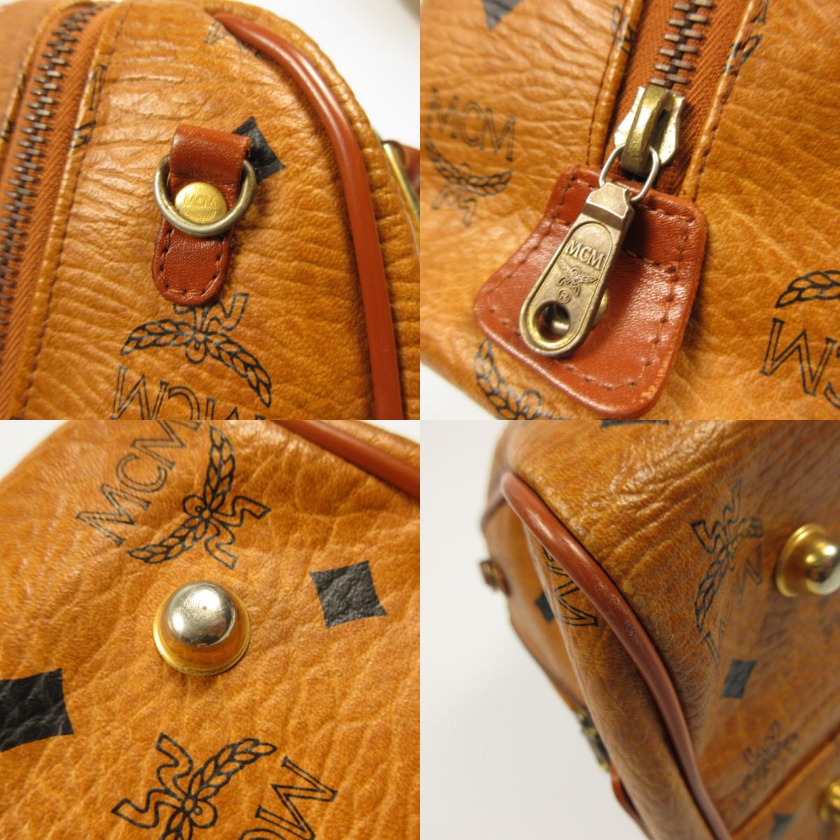 【Used】MCM | M.C.M. Boston Bag Visetos