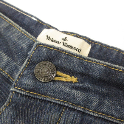 Vivienne Westwood | ヴィヴィアンウエストウッド ストレッチサルエルスキニーデニム デニムパンツ 15-01-741013 ブルー サイズ：38