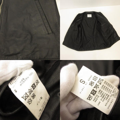 EDIFICE | Edifice Single Rider's Leather Jacket 19-011-312-4323-1-0 Black Size: S