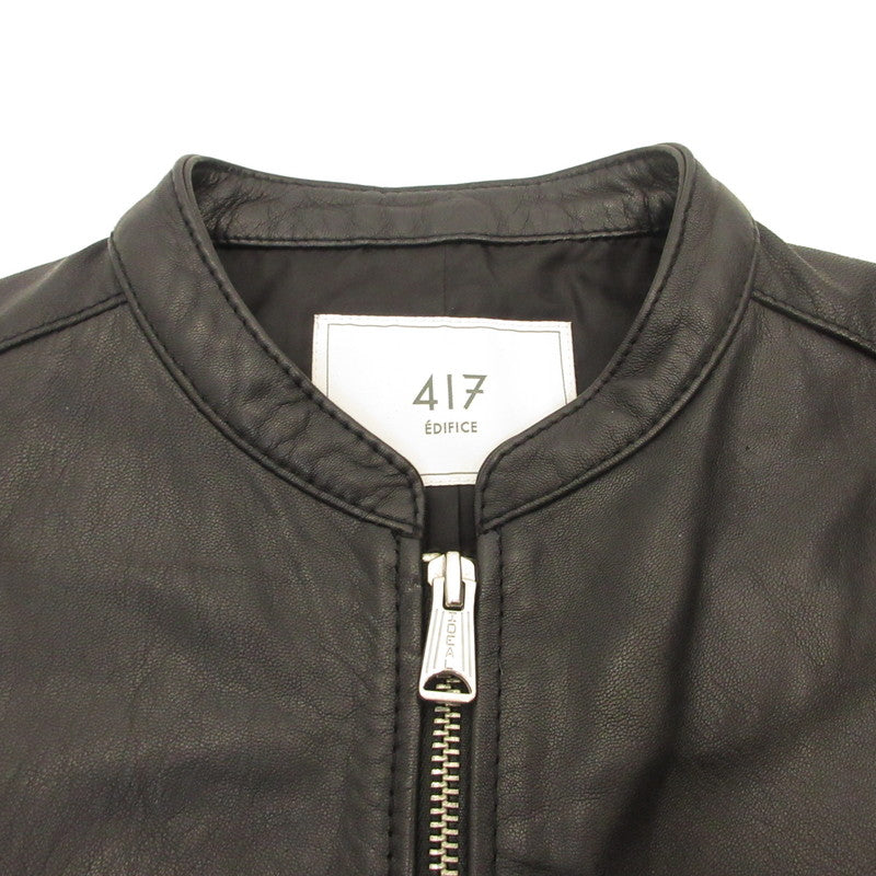 EDIFICE | Edifice Single Rider's Leather Jacket 19-011-312-4323-1-0 Black Size: S