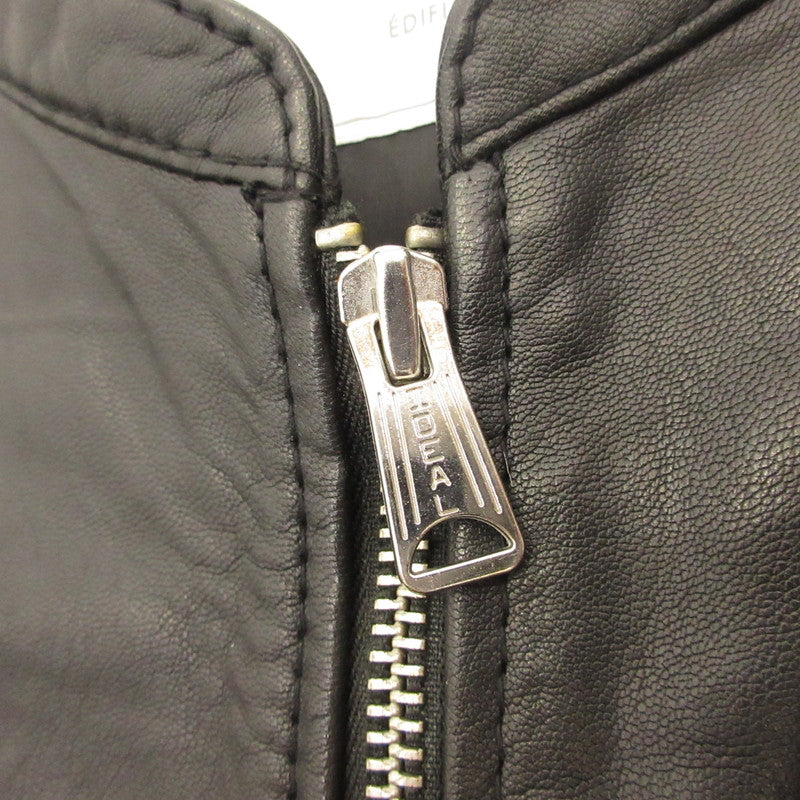 EDIFICE | Edifice Single Rider's Leather Jacket 19-011-312-4323-1-0 Black Size: S