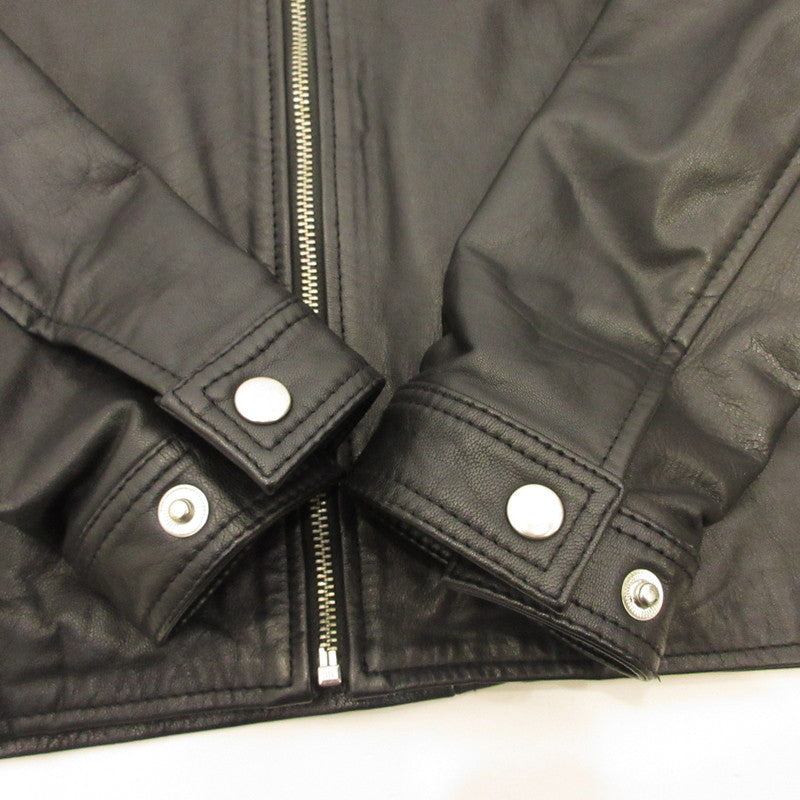 EDIFICE | Edifice Single Rider's Leather Jacket 19-011-312-4323-1-0 Black Size: S