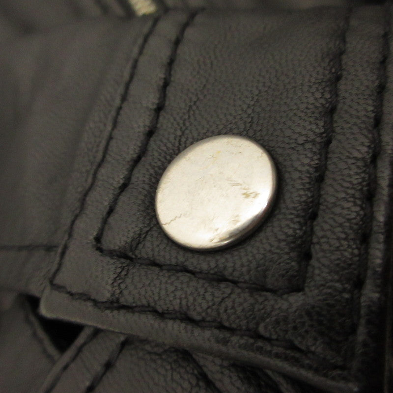 EDIFICE | Edifice Single Rider's Leather Jacket 19-011-312-4323-1-0 Black Size: S