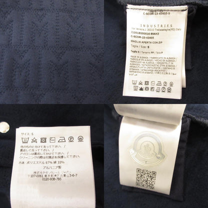 MONCLER | モンクレール MAGLIA APERTA CON ZIP ジャージ J10918G00016 国内正規品 ネイビー サイズ：S