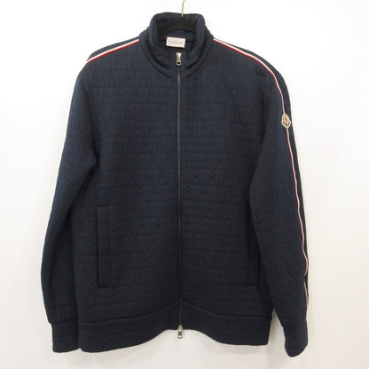 MONCLER | モンクレール MAGLIA APERTA CON ZIP ジャージ J10918G00016 国内正規品 ネイビー サイズ：S